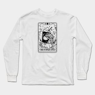 The Pumpkin Spice Tarot Card Long Sleeve T-Shirt